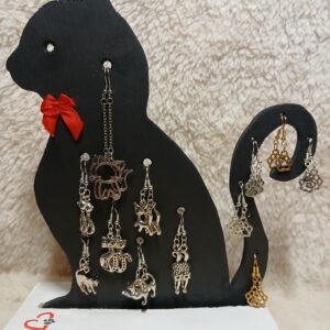 Boucles d'oreilles chat