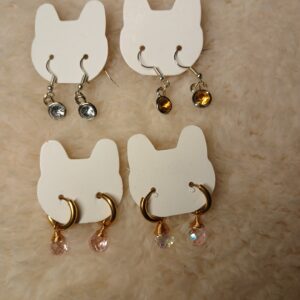 Boucles d'oreilles Strass